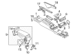 Diagram for Volkswagen Golf Cup Holder - 1J0-862-533-H-2QL
