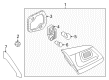 Diagram for Volkswagen Touareg Back Up Light - 7P6-945-093-B