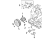 Diagram for Volkswagen Passat Thermostat Housing - 07D-121-111-AB