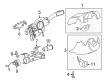 Diagram for Volkswagen Windshield Wiper Switch - 5K0-953-513-N-9B9