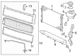 Diagram for Volkswagen Radiator - 3QF-121-251-E