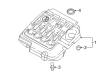 Diagram for Volkswagen Beetle Engine Cover - 04L-103-925-AQ