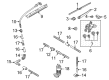 Diagram for Volkswagen Wiper Arm - 2GJ-955-707-03C