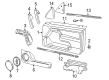Diagram for Volkswagen Cabrio Power Window Switch - 1E0-959-855-A-Q70