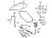 Diagram for Volkswagen Trunk Lock Cylinder - 1C0-827-297-J