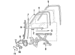 Diagram for Volkswagen Window Crank Handle - 357-837-581-A-01C