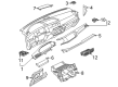 Diagram for Volkswagen Taos Dash Panel Vent Portion Covers - 2GJ-819-728-B-041