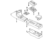 Diagram for Volkswagen Ashtray - 357-857-962-WH1