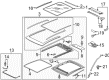 Diagram for Volkswagen e-Golf Air Deflector - 1S0-877-651-C