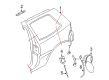 Diagram for Volkswagen Fuel Door - 1J6-809-857-E-GRU