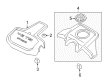 Diagram for Volkswagen Touareg Engine Cover - 7P6-103-927