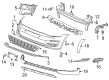 Diagram for Volkswagen Golf Alltrack Grille - 5GM-853-666-E-9B9