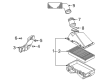 Diagram for Volkswagen Jetta Air Filter Box - 1J0-129-607-BP