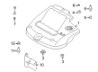 Diagram for Volkswagen Beetle Engine Cover - 06A-103-925-EF