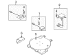Diagram for Volkswagen Eos Antenna - 1Q0-035-532-C