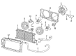 Diagram for Volkswagen Radiator fan - 441-959-465