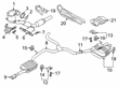 Diagram for Volkswagen Arteon Exhaust Pipe - 3G0-253-609-AF