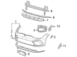 Diagram for Volkswagen Bumper Cover - 5H0-807-217-BH-GRU