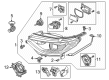 Diagram for Volkswagen Lighting Control Module - 992-941-572-AG