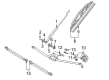 Diagram for Volkswagen EuroVan Wiper Arm - 701-955-410-A