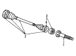 Diagram for Volkswagen Vanagon CV Boot - 251-598-201