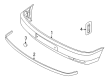 Diagram for Volkswagen Bumper Cover - 701-807-101-P-2BC