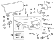 Diagram for Volkswagen Tailgate Lock - 17A-827-505