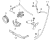 Diagram for Volkswagen Passat Power Steering Hose - 8D1-422-893-AT