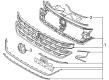Diagram for Volkswagen Atlas Emblem - 3CM-853-601-H-DPJ