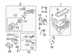 Diagram for Volkswagen Mass Air Flow Sensor - 03L-906-461-A