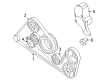 Diagram for Volkswagen Timing Belt Idler Pulley - 077-109-244-F