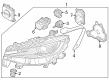 Diagram for Volkswagen Headlight - 11K-941-036-D