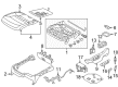 Diagram for Volkswagen Touareg Seat Cushion - 7P6-881-375-S