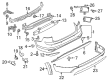 Diagram for Volkswagen Golf Alltrack Bumper Cover - 5GM-807-417-BF-GRU