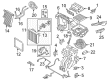 Diagram for Volkswagen Evaporator - 3QF-816-103-A