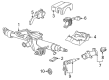 Diagram for Volkswagen Passat Ignition Lock Assembly - 3B0-905-855-H