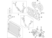 Diagram for Volkswagen Fan Shroud - 1KM-121-205