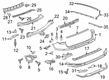 Diagram for Volkswagen Bumper Cover - 7P6-807-421-F-GRU