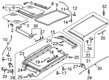 Diagram for Volkswagen Convertible Top Motor - 3G9-877-795-K