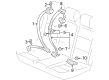 Diagram for Volkswagen Golf R Seat Belt - 5H0-857-807-F-RAA