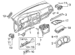 Diagram for Volkswagen Golf SportWagen Instrument Cluster - 5GM-857-189-DAA