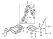 Diagram for Volkswagen Dipstick - 077-115-607-K