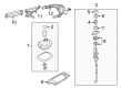 Diagram for Volkswagen Jetta Emblem - 5C0-711-144-A
