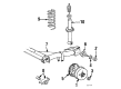 Diagram for Volkswagen Scirocco Brake Dust Shields - 6N0-609-426-A