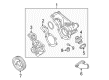 Diagram for Volkswagen Passat Water Pump Pulley - 058-121-024-A