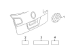 Diagram for Volkswagen CC Emblem - 3C8-853-675-B-739