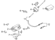 Diagram for Volkswagen Jetta Cruise Control Servo - 1H0-907-327