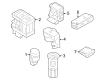 Diagram for Volkswagen Ignition Lock Assembly - 5H0-959-839-UPA