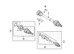 Diagram for Volkswagen Rabbit Axle Shaft - 5Q0-407-272-FF