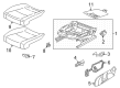 Diagram for Volkswagen Golf R Seat Heater - 5H0-963-555-C